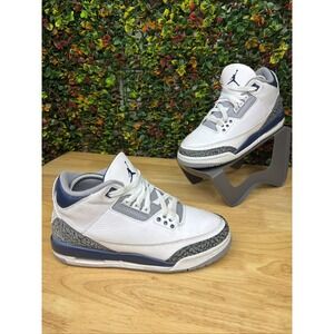 Nike Air Jordan 3 Retro GS Midnight Navy DM0967-140 Sneakers Leather 7Y W 8.5